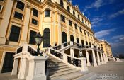 Travel photography:Schönbrunn palace facade, Austria