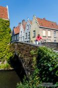 Travel photography:Bridge in Bruges, Belgium