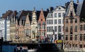Travel photography:Ghent houses, Belgium