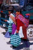Travel photography:Two women in Potosi, Bolivia