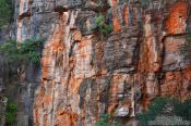 Travel photography:Cliff above the entrance to the Gruta da Lapa Doce near Lençóis, Brazil