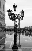 Travel photography:Partly flooded San Marco square, Italy