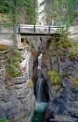 Travel photography:Gorge in Jasper National Park, Canada