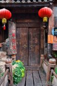 Travel photography:Entrance to a house in Lijiang´s old town , China