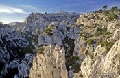 Travel photography:Sunset over Les Calanques de Provence, France