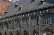 Travel photography:Facade of Lübeck`s old town hall, Germany