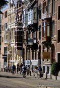 Travel photography:Street in Amsterdam, Holland (The Netherlands)
