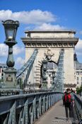 Travel photography:The Chain Bridge in Budapest, Hungary