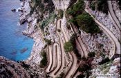 Travel photography:Walkway on Capri, Italy