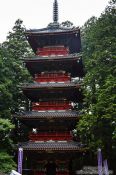 Travel photography:The five-storied pagoda at the Nikko Unesco World Heritage site, Japan