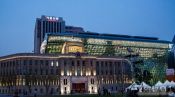 Travel photography:Seoul City Hall with library, South Korea
