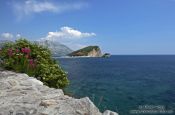 Travel photography:View from the castle walls in Budva, Montenegro