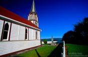 Travel photography:Church near Kohukohu (Northland), New Zealand