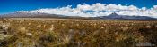 Travel photography:Panorama of Mount Ruapehu (left) and Mount Ngarahoe in Tongariro National Park, New Zealand