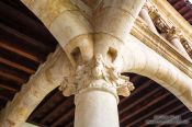 Travel photography:Capitals in the Convento de las Dueñas, Spain