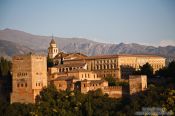 Travel photography:View of the Alhambra from the Albayzin district, Spain