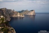 Travel photography:Rocks near the cape Cap Formentor, Spain