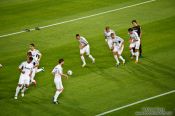 Travel photography:Real Madrid warm-up before the match, Spain