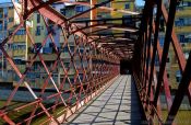 Travel photography:Bridge in Girona, Spain
