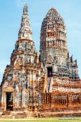 Travel photography:Khmer style temple in Ayutthaya, Thailand