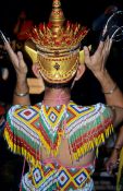 Travel photography:Dance costume during the Loi Krathong festival, Thailand