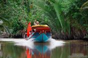 Travel photography:Boat near Can Tho , Vietnam