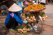 Travel photography:Hanoi fruit vendor , Vietnam