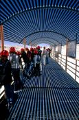 Travel photography:Visitors to the Chuquicamata copper mine, Chile