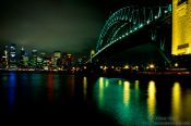 Travel photography:Sydney harbour bridge and city, Australia