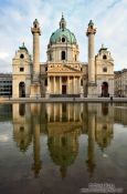 Travel photography:The Karlskirche in Vienna, Austria