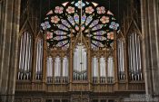 Travel photography:Organ inside Vienna´s Votivkirche, Austria