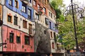 Travel photography:Vienna Hundertwasser house , Austria