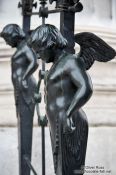 Travel photography:Detail outside the parliament building in Vienna, Austria