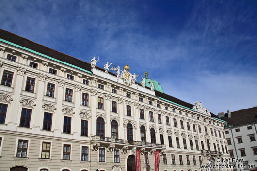 Vienna Hofburg northwing facade 