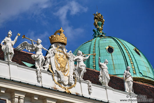Vienna Hofburg roof detail 