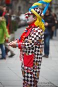 Travel photography:Vienna Street clown , Austria