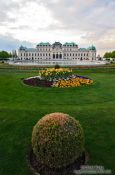 Travel photography:Belvedere palace with gardens , Austria
