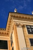Travel photography:Schönbrunn palace facade detail, Austria