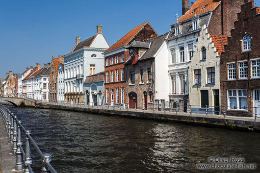 Canal with houses in Bruges