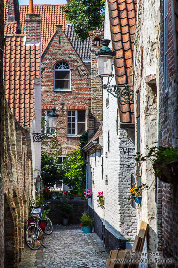 Back alley in Bruges