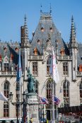 Travel photography:Bruges city hall, Belgium