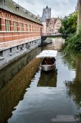 Travel photography:Ghent canal, Belgium