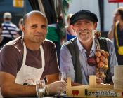 Travel photography:Vendors at the Kuider food market in Ghent, Belgium
