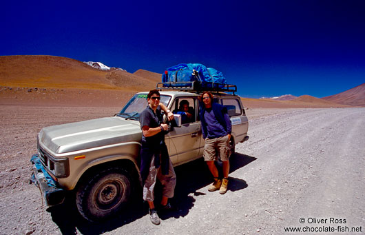 Tourists with 4WD
