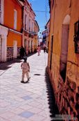 Travel photography:Potosi street scene, Bolivia