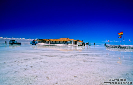 The Hotel de Sal in the Salar de Uyuni