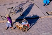Travel photography:Street scene in Uyuni, Bolivia
