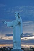 Travel photography:The Christ statue at Ilhéus, Brazil