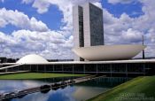 Travel photography:Parliament buildings in Brasilia, Brazil