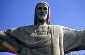 Travel photography:The Christ statue on top of Corcovado in Rio, Brazil